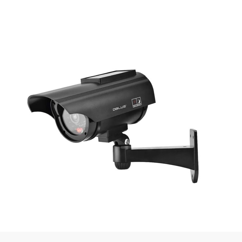 Camara de Seguridad Ficticia Con Panel Solar Dblue-0
