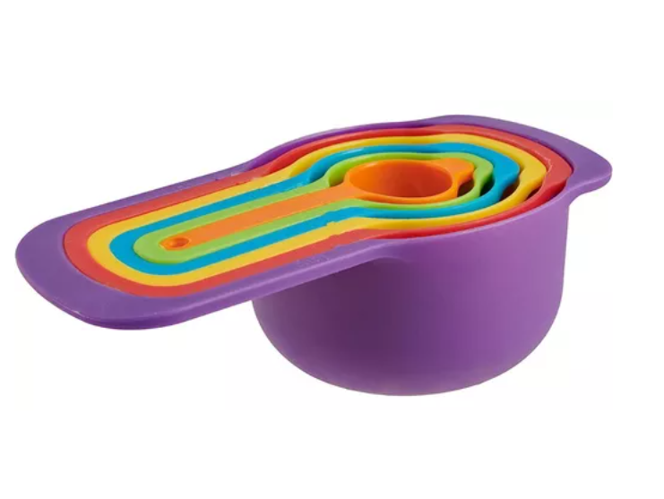 Set De Tazas Medidoras Cernidor Colador Bowl -3