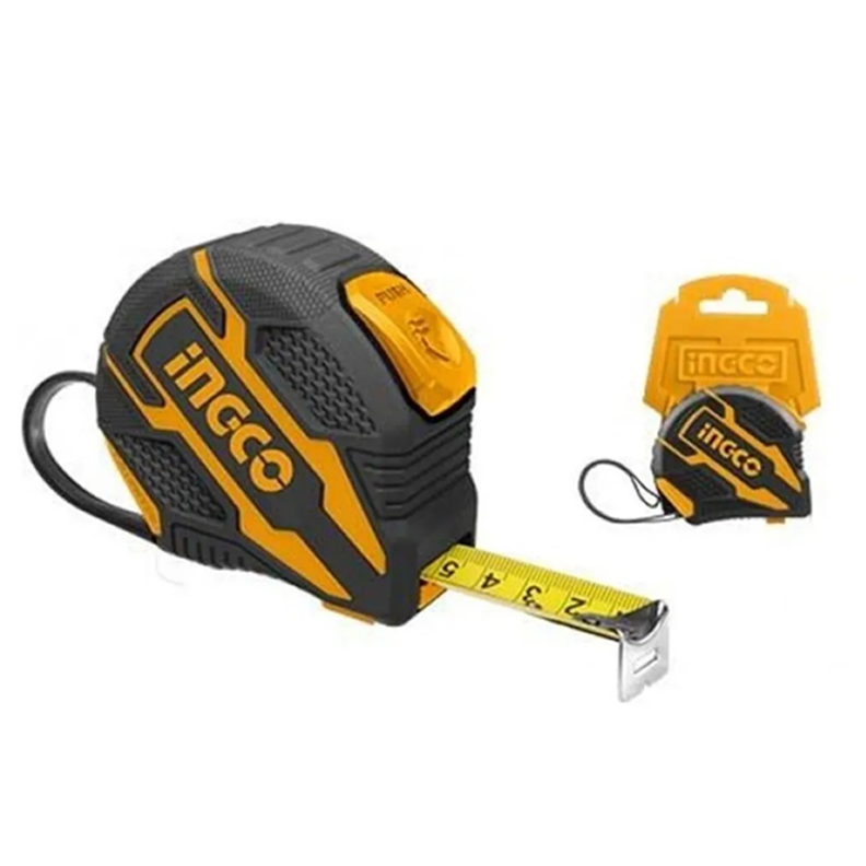 Cinta Huincha De Medir Metrica De Acero 5m Ingco Hsmt08519-0