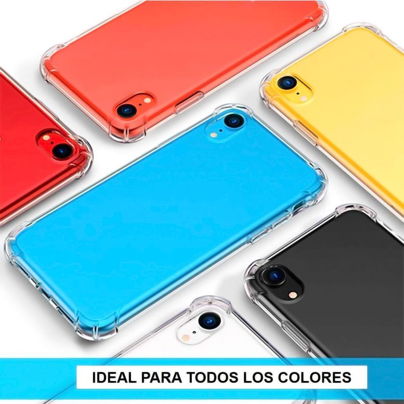 Carcasa Para iPhone XR Y Mica Lamina De Vidrio-4
