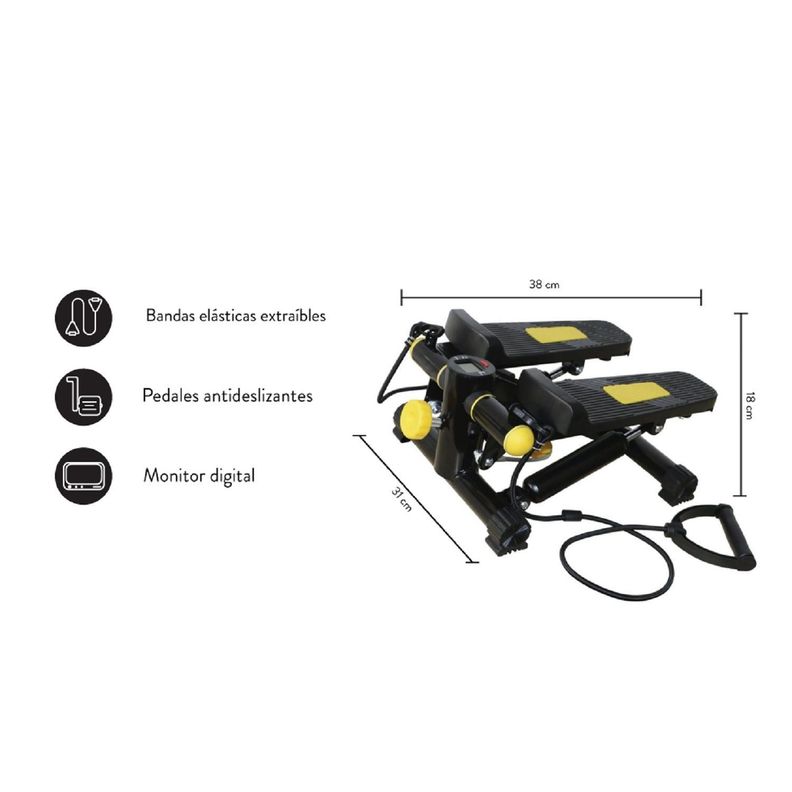 Mini Escaladora – Elíptica con Bandas Elásticas-1