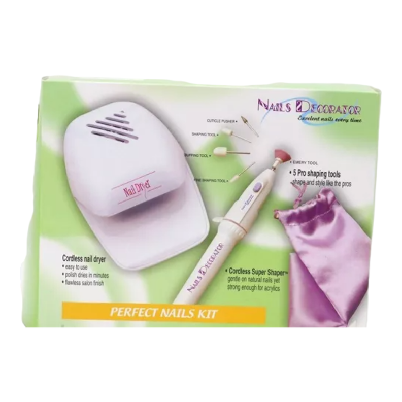 SET MANICURE  5 PZAS SECADOR UÑAS MANICURE AR38 -3