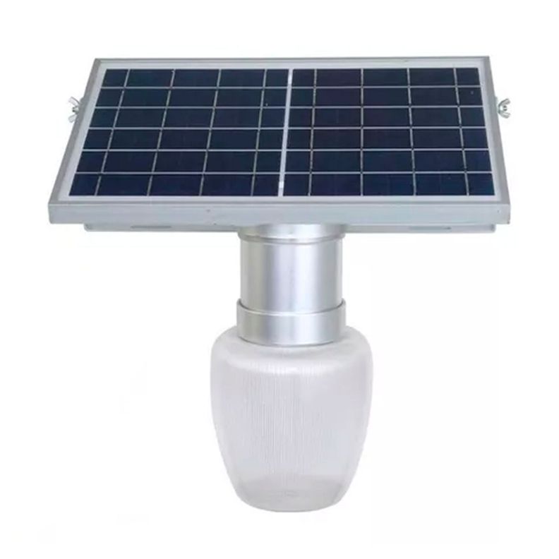 Foco Led Solar Exterior Para Jardín 10w-0