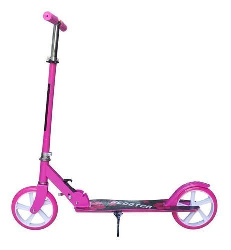 Scooter Metálico Edad 8 A 17 Resistente Ajustable Unisex-1