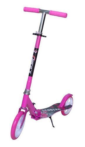 Scooter Metálico Edad 8 A 17 Resistente Ajustable Unisex-0