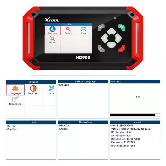 Scanner Camiones HD900-4
