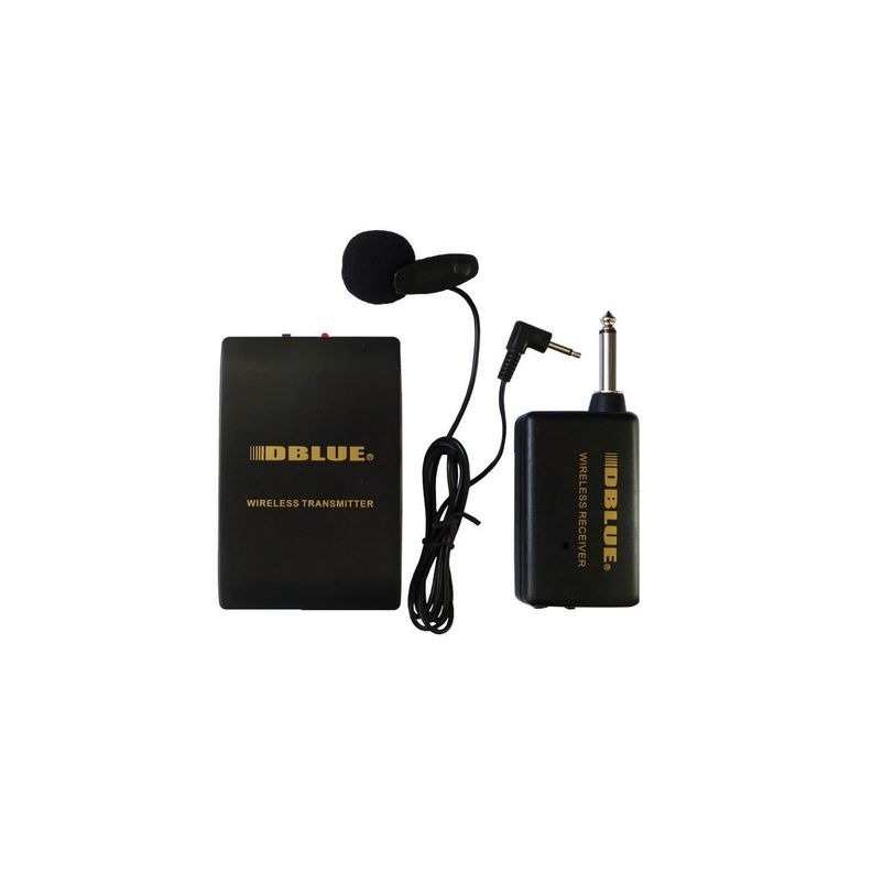 Micrófono Inalámbrico De Solapa Con Receiver 20mts - PuntoStore-0