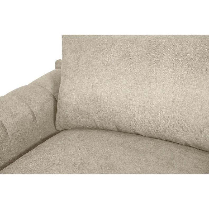 Sofá Briana Felpa Beige 3 Cuerpos-3