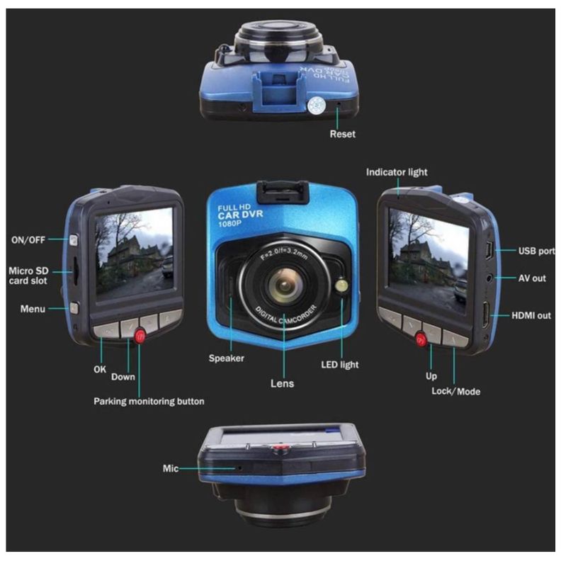 CAMARA AUTOMOVIL BLACKBOX DVR-1