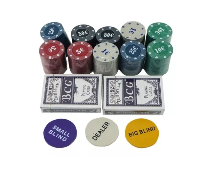 Set Poker 200 Fichas Profesional Caja De Metal-2