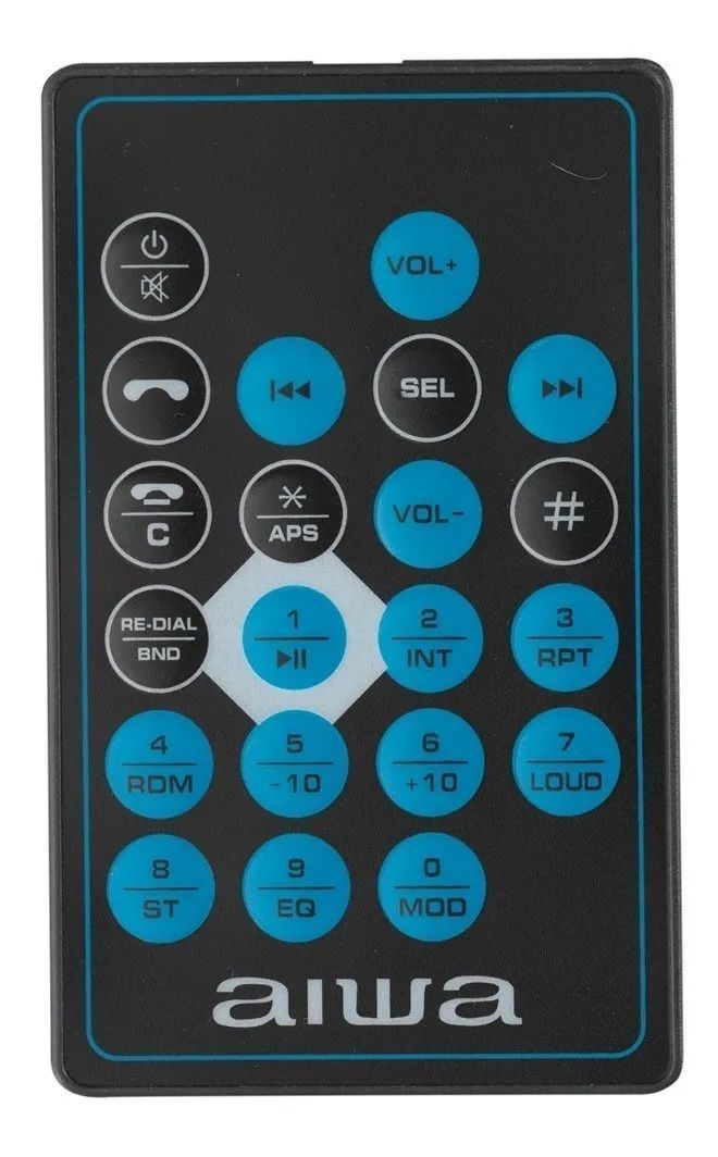 Combo Radio Bluetooth 1 Din + Parlante Auto Aiwa Caw-2016b-3