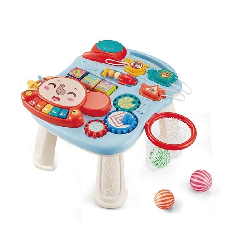 Andador Caminador Correpasillos 2 En 1 Convertible En Centro De Actividades Mesa Musical Bebe-1