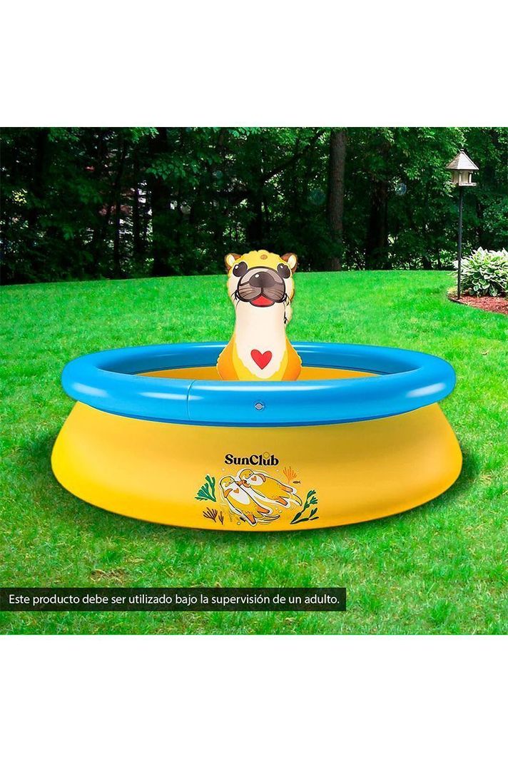 Piscina Inflable Nutria 457 L 41x150 cm Amarillo-5