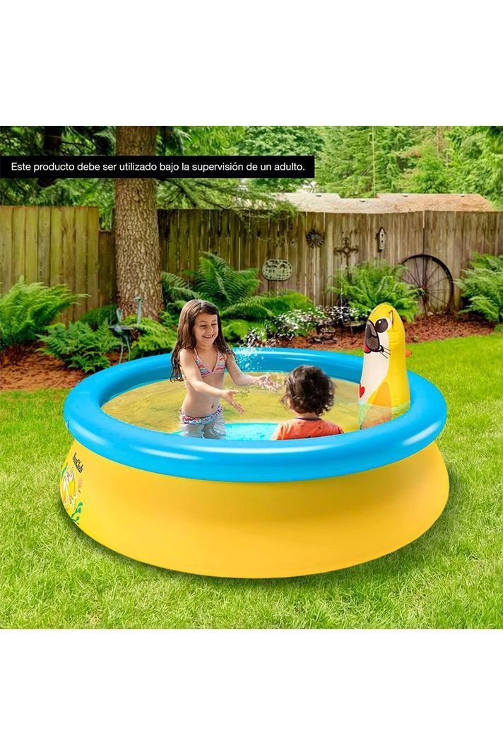 Piscina Inflable Nutria 457 L 41x150 cm Amarillo-1