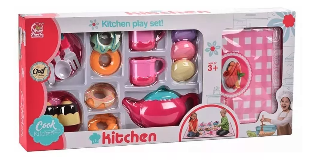 Set De Juguete Juego De Té Para Niños Picnic -1