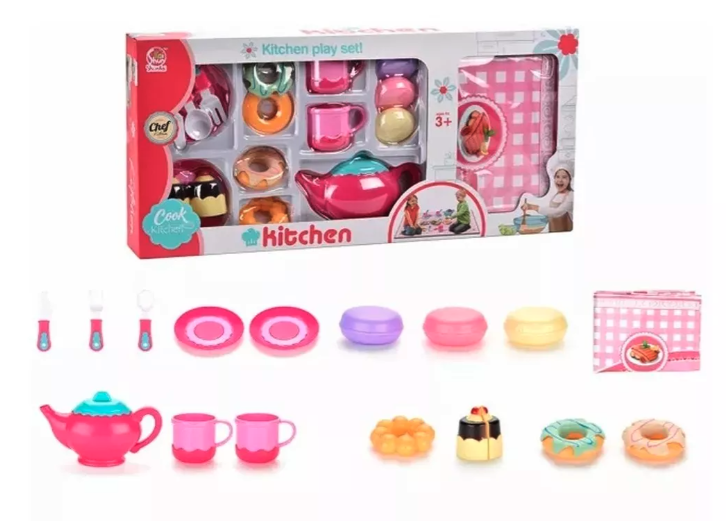Set De Juguete Juego De Té Para Niños Picnic -0