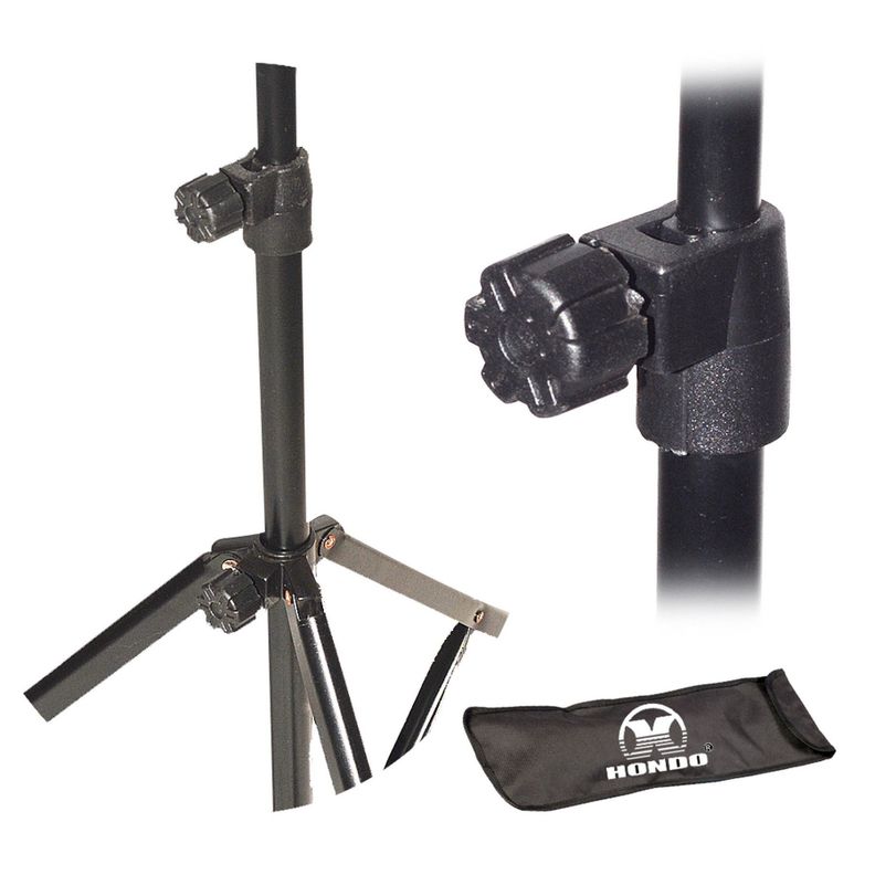 ATRIL DE PARTITURA PLEGABLE NEGRO C/FUNDA HONDO-2