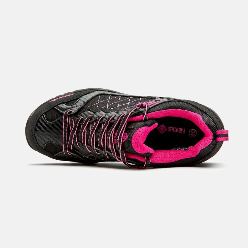 Zapatillas De Trekking Nilsen Para Mujer Black/Fuxia-2