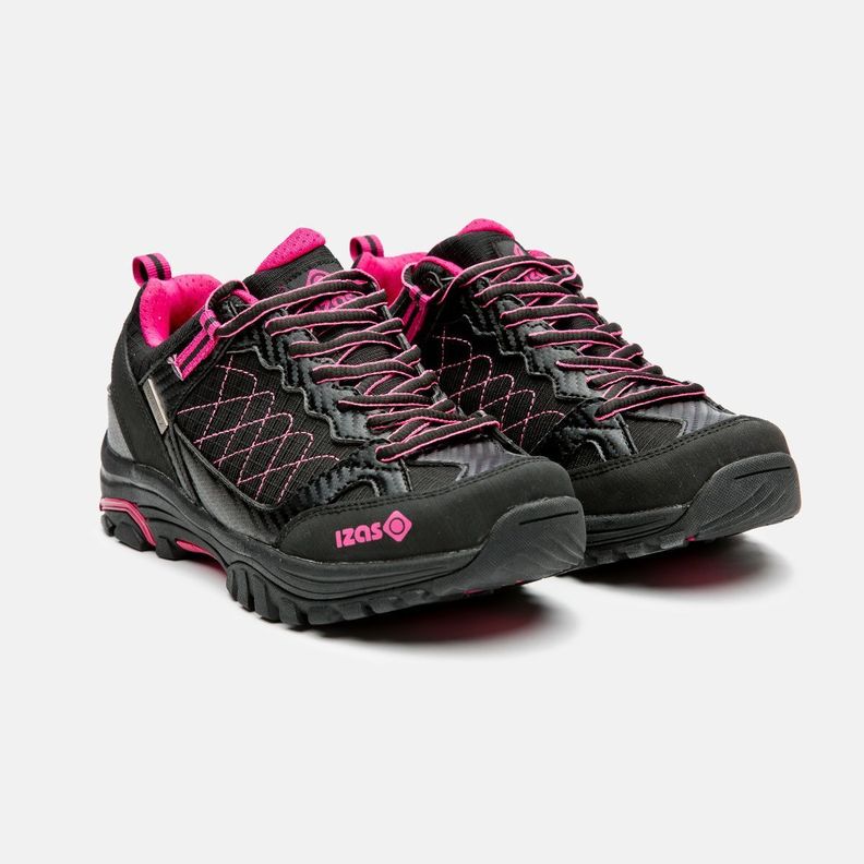 Zapatillas De Trekking Nilsen Para Mujer Black/Fuxia-0