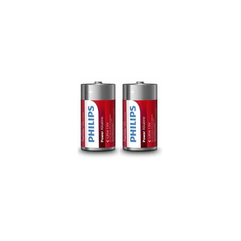 Blíster 2 Pilas Alcalinas C Lr14 Baby Philips - PuntoStore-0