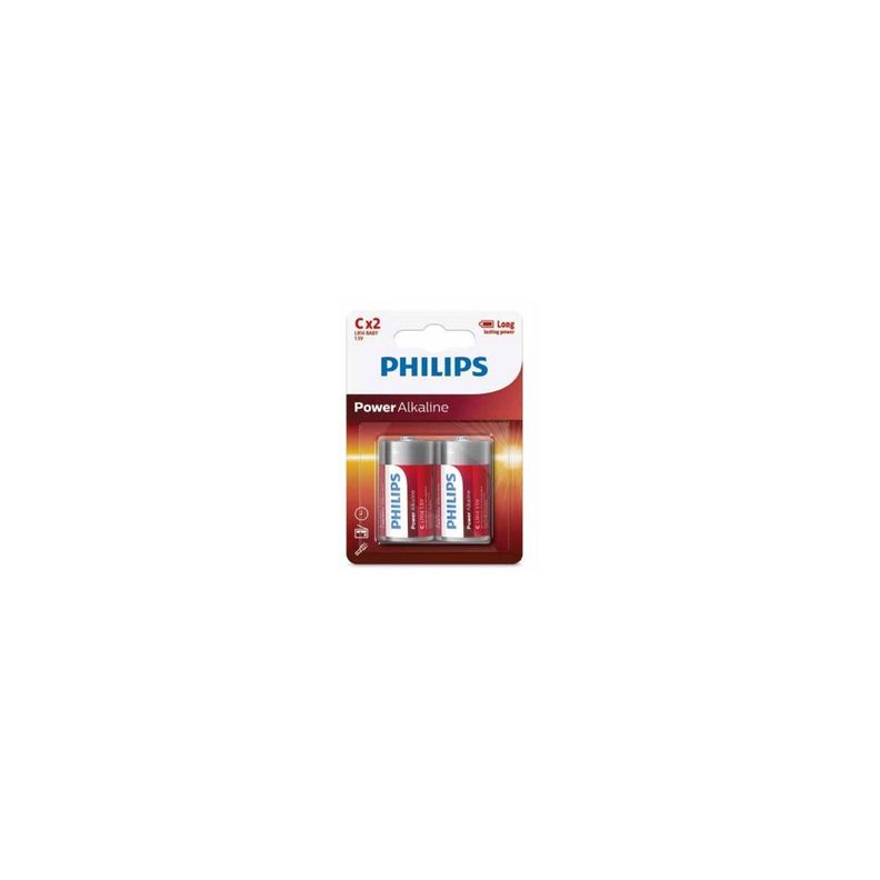 Blíster 2 Pilas Alcalinas C Lr14 Baby Philips - PuntoStore-1