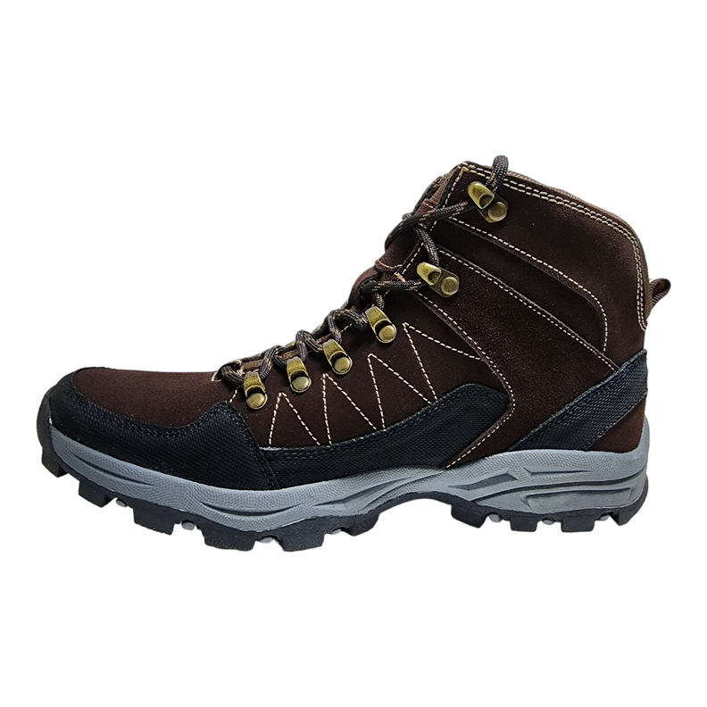 Zapatilla Caña Natgeo Hombre Café y Negro-2