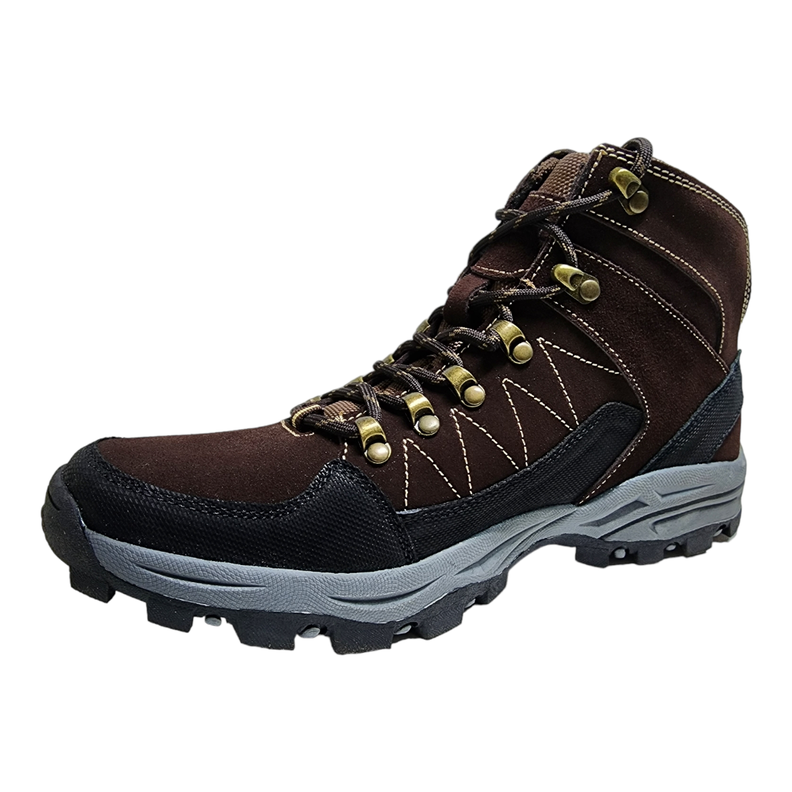 Zapatilla Caña Natgeo Hombre Café y Negro-4