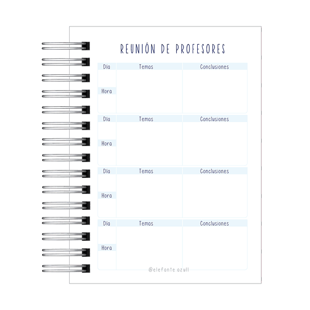 Agenda Profesor-12
