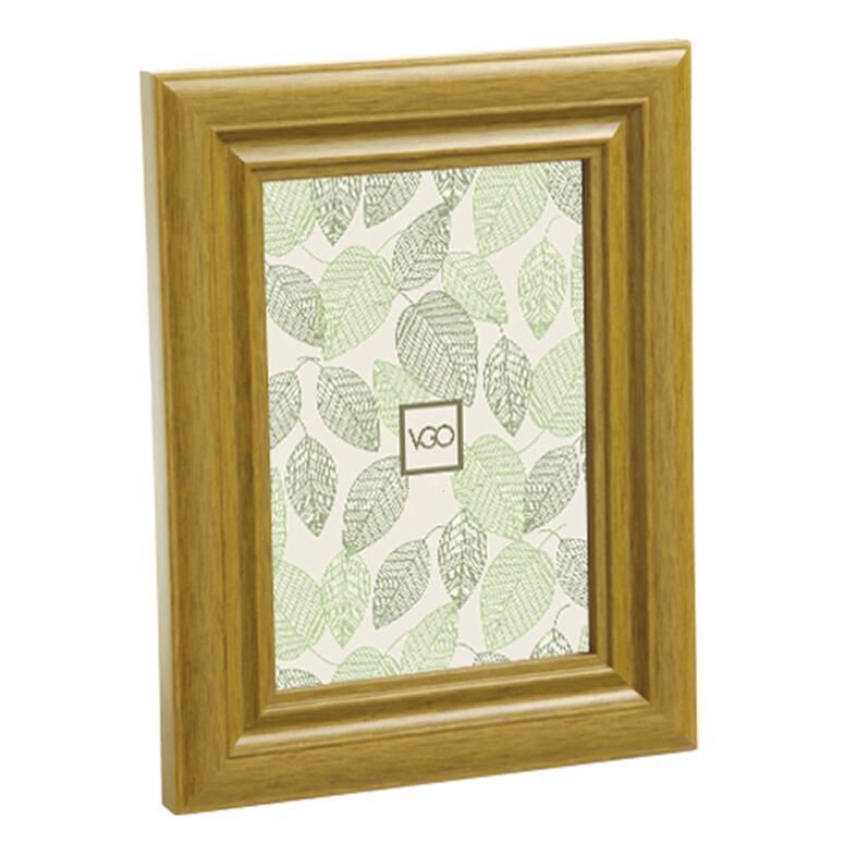 Marco plastico simil madera Beige 13x18 cm