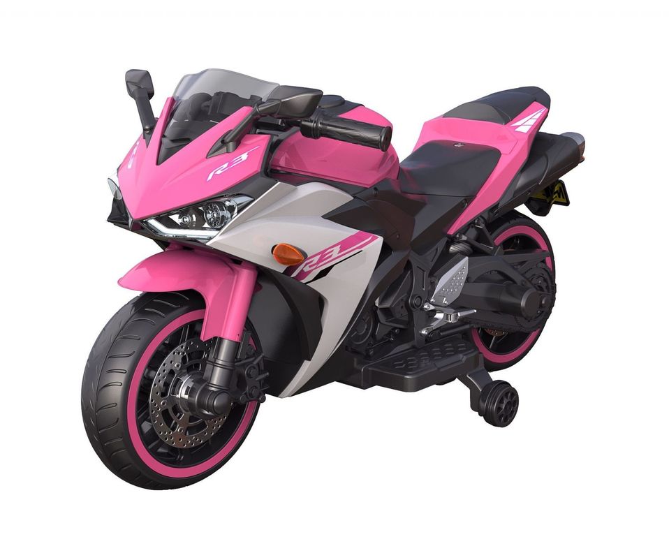Moto a Bateria XL 12V Deportiva Acelerador Puno Rosado