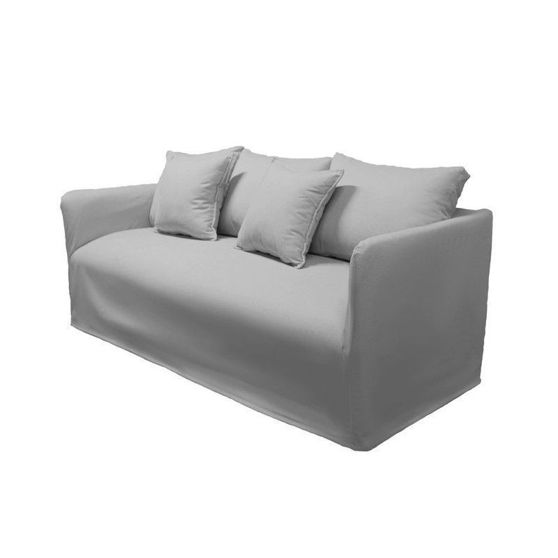 Sofá Dua 2 Fundas Intercambiables Gris Y Beige-4