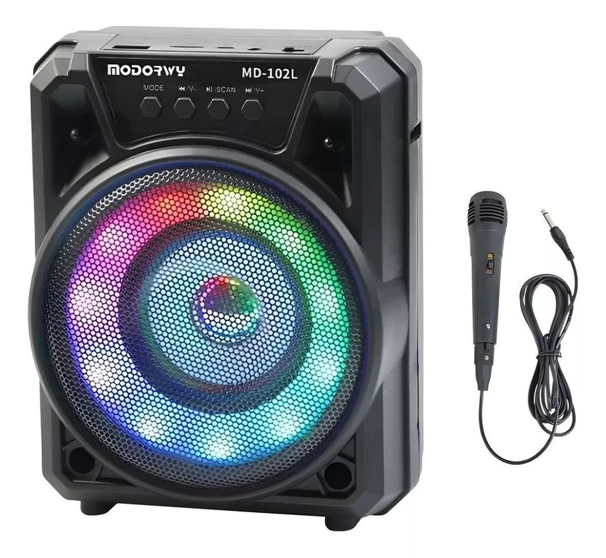 Parlante Karaoke Bluetooth Parlante Recargable Bt Micrófono-3