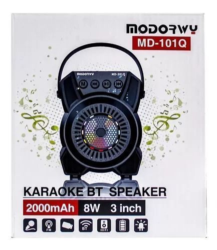 Parlante Karaoke Bluetooth Parlante Recargable Bt Micrófono-2
