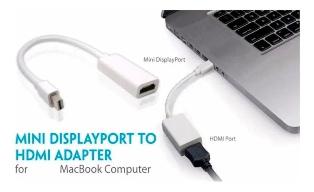 Adaptador Convertidor Mini Displayport Hdmi Macbook Notebook-2