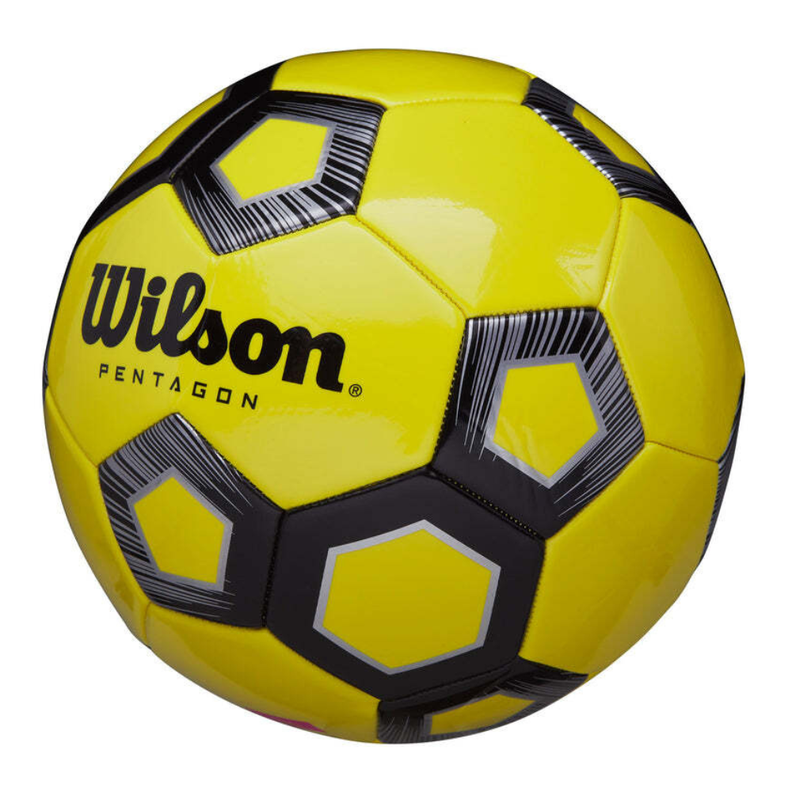 Balón Futbol Pentagon Tamaño 5 Amarillo-1