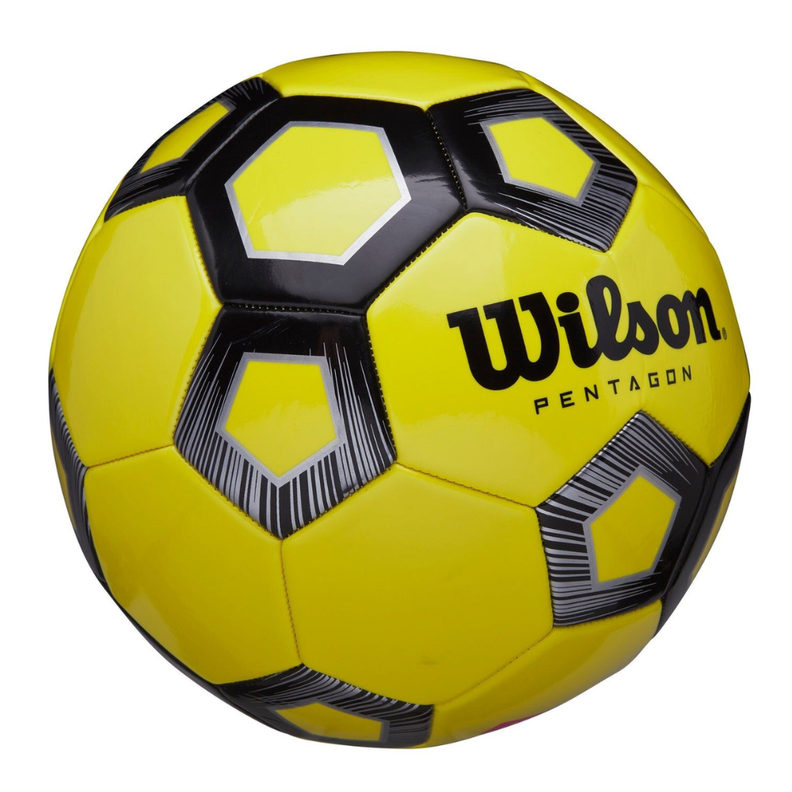 Balón Futbol Pentagon Tamaño 5 Amarillo-2