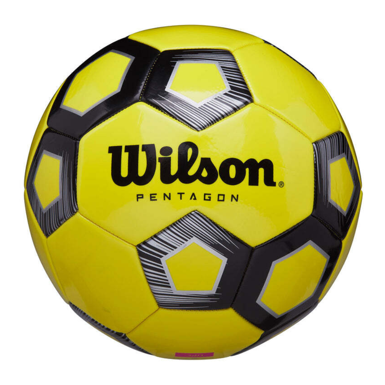 Balón Futbol Pentagon Tamaño 5 Amarillo-0