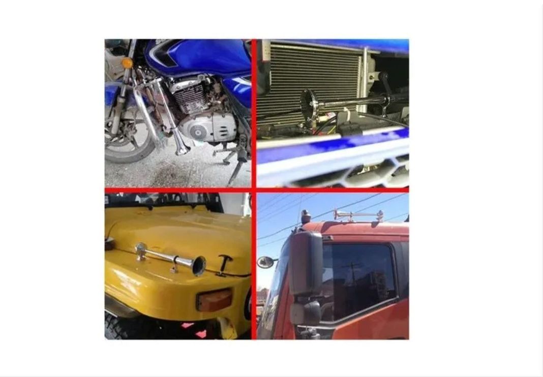 Bocina 24v Eléctrica Trompeta Aire Comprimido Universal Auto-6