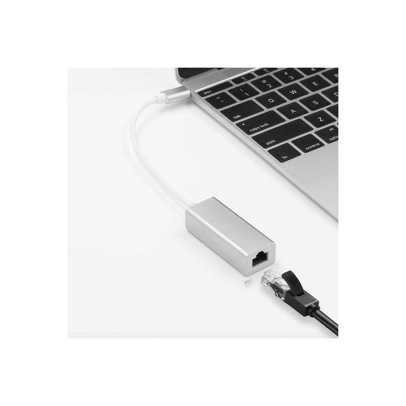 Adaptador Tipo C A Ethernet RJ45 1000Mbps Tecnolab-0