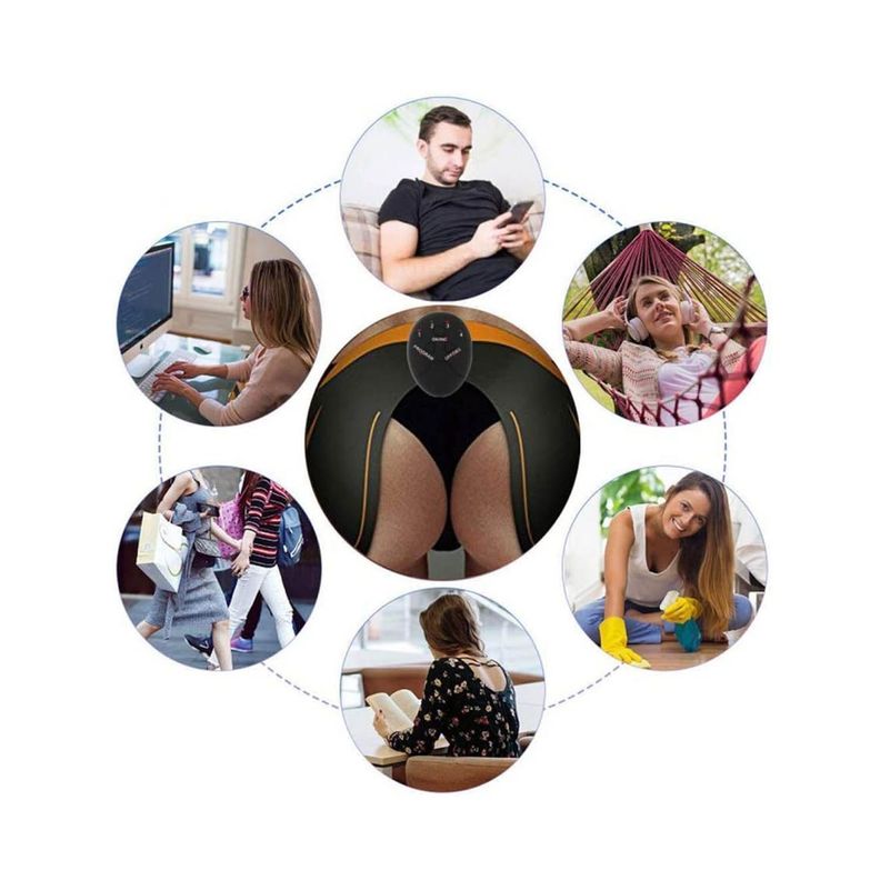 Electro Estimulador Muscular Para Gluteos 6 Modos-2