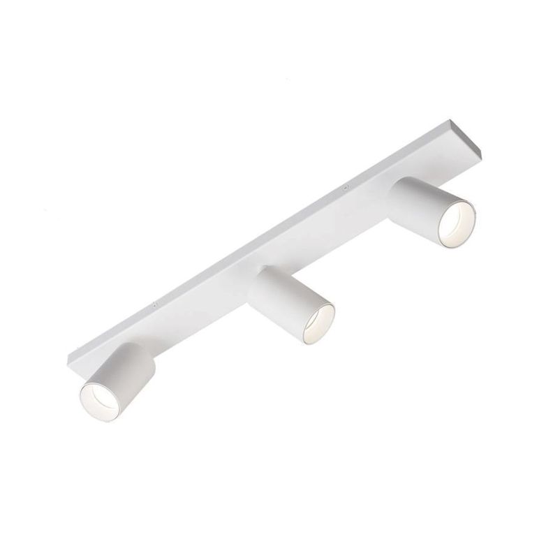 Foco Spotlight Blanco 3x Con Ampolleta 5,5W GU-10 Cálida M-1