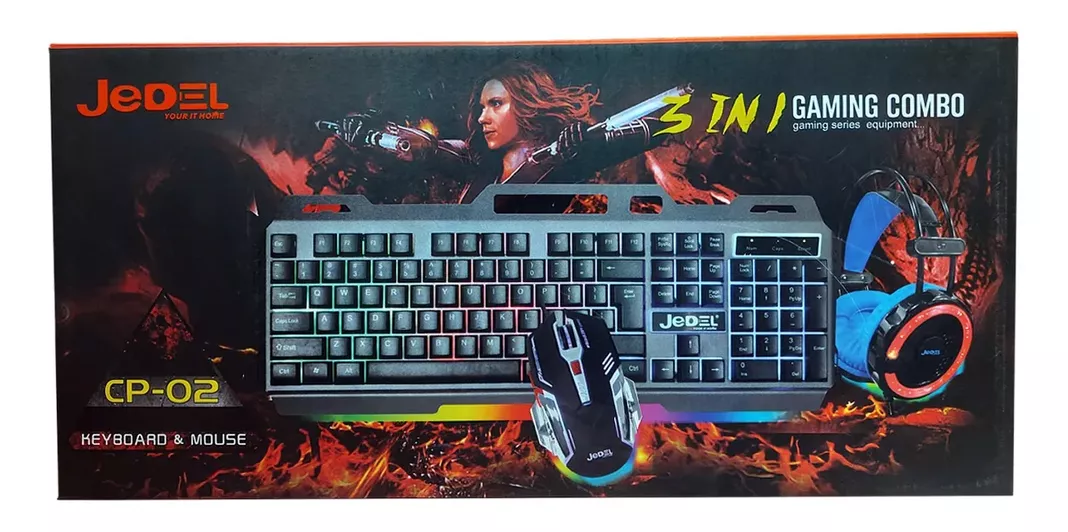 KIT GAMER 3 EN 1 JEDEL CP-02 TECLADO, MOUSE, AUDIFONO -0