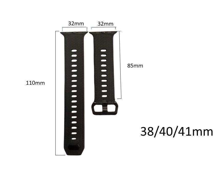 Correa Compatible Iwatch Apple Watch Vinotinto 38-40-41MM.-1