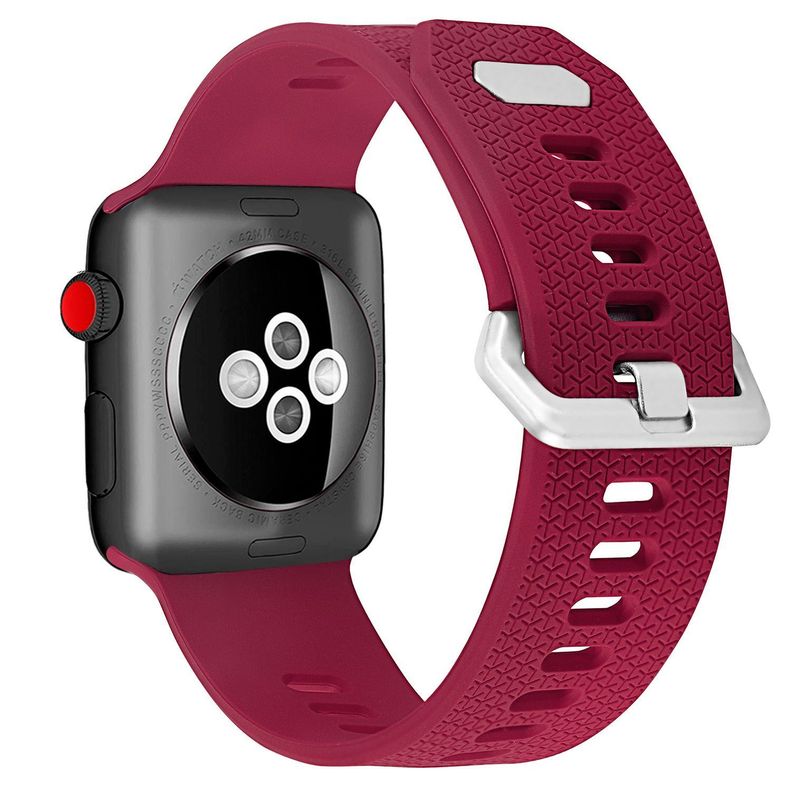 Correa Compatible Iwatch Apple Watch Vinotinto 38-40-41MM.-0