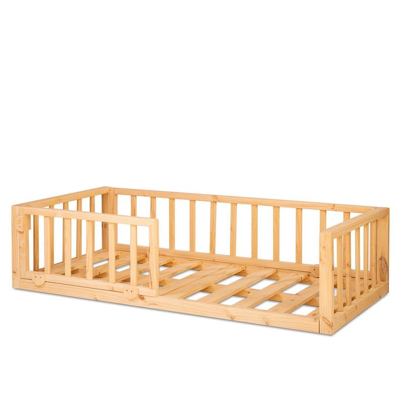 Cama para niños, Cama bv con barandas infantil - 1,5 Plaza-3