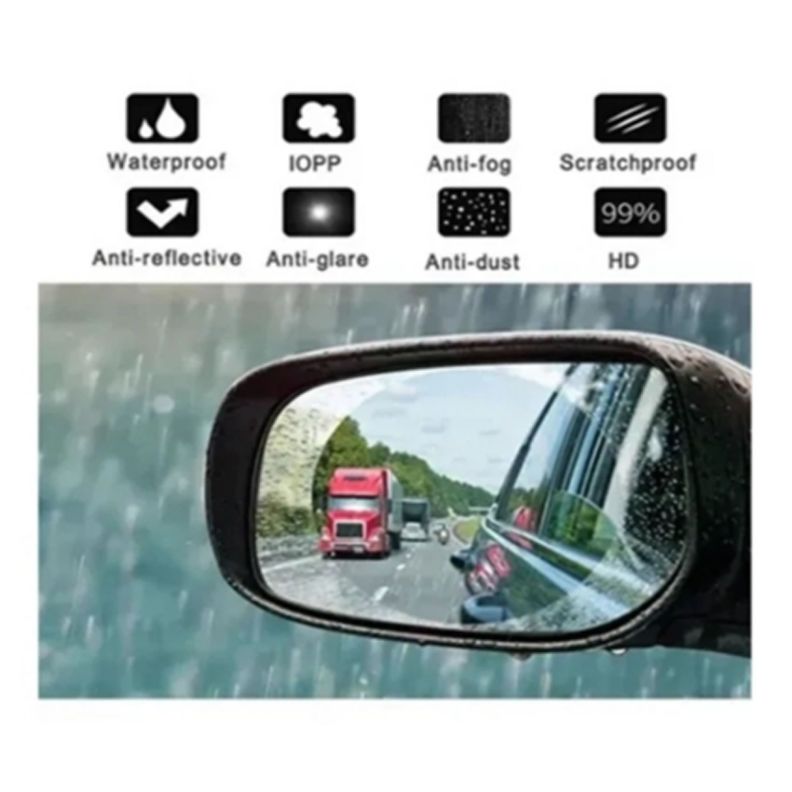 Lamina Mica Antilluvia Impermeable Espejo Retrovisor-2