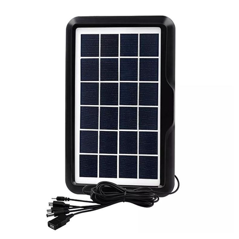 Panel Solar Portátil 6V 3,2W Multiuso-0