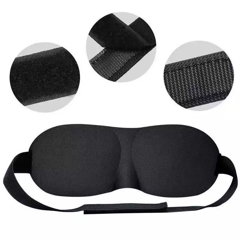 Pack 2 Antifaz Ojos Para dormir, Oscuridad Modelo 3D-2