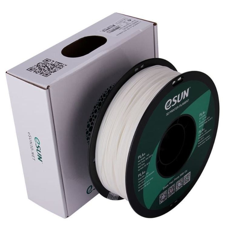 Filamentos Pla+ Esun 1kg 1.75mm Blanco Invierno-0
