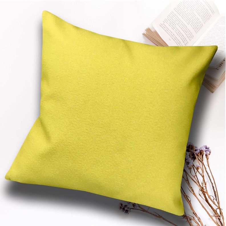 Cojín Amarillo Limón 45x45 cm.-2